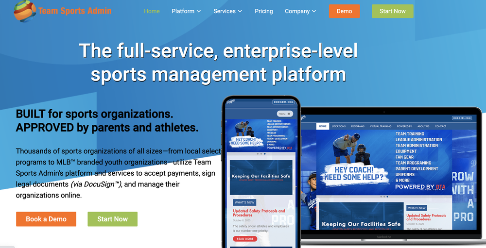 Team Sports Admin Reviews and Pricing 2024
